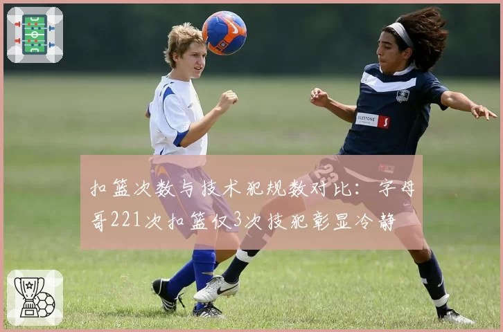 扣篮次数与技术犯规数对比：字母哥221次扣篮仅3次技犯彰显冷静