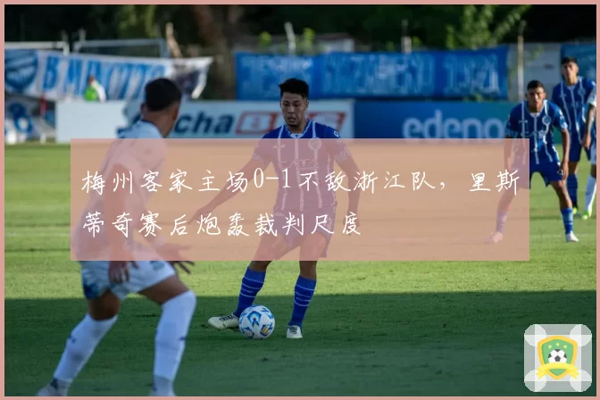 梅州客家主场0-1不敌浙江队,里斯蒂奇赛后炮轰裁判尺度